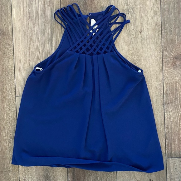 Sweet Wanderer Royal Blue Tank Top. - Picture 1 of 5